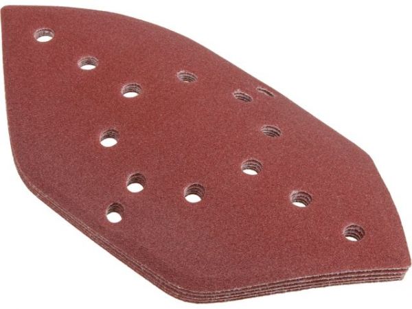 Шлифлист 208х110мм дельта Р120 WORTEX для виброшлифмашины Wortex SS 1920(5 шт в упаковке. 208х110 мм, дельта, P120)