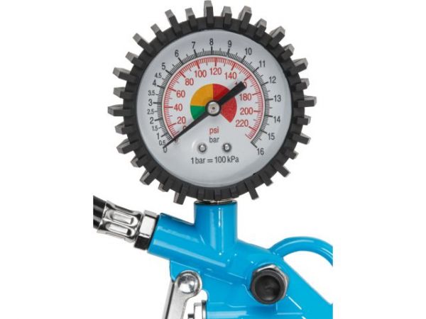 Пистолет для подкачки шин DGM TG10 с манометром(боковой манометр)