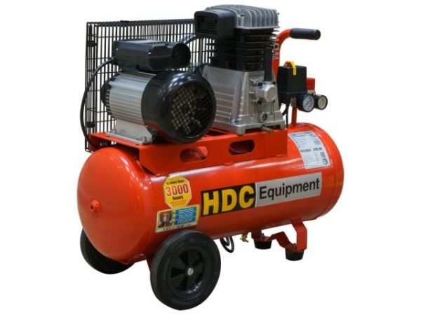 Компрессор HDC HD-A051 ременной(396 л/мин, 10 атм, ременной, масляный, ресив. 50 л, 220 В, 2.20 кВт)