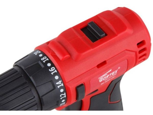 Дрель-шуруповерт WORTEX BD 1220-1 DLi в чем. БЕСЩЕТ, 12 В, 40 Н*м, 2х1.5 Ач, БЗП 10 мм(шур. до 6 мм, НЕ подходит к линейке ALL1)