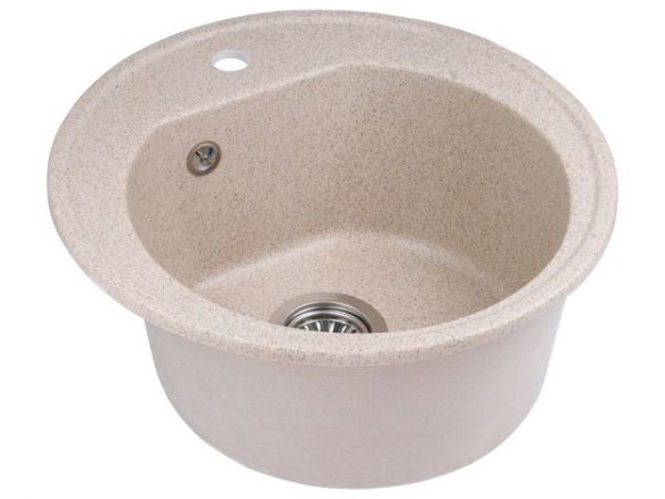 Мойка кухонная из искусственного камня RICHI гранит 510х510 мм, AV Engineering