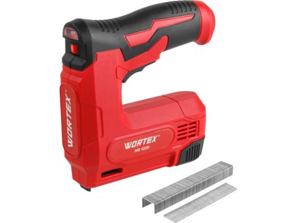 Гвоздезабиватель WORTEX NG 1220 в кор. 3.6 В, 70 скоб/гвоздей в мин.