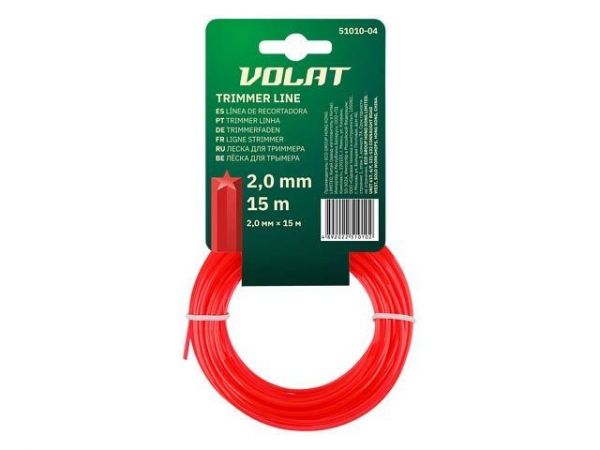 Леска ф 2.0 мм х 15 м 'звездочка' ВОЛАТ