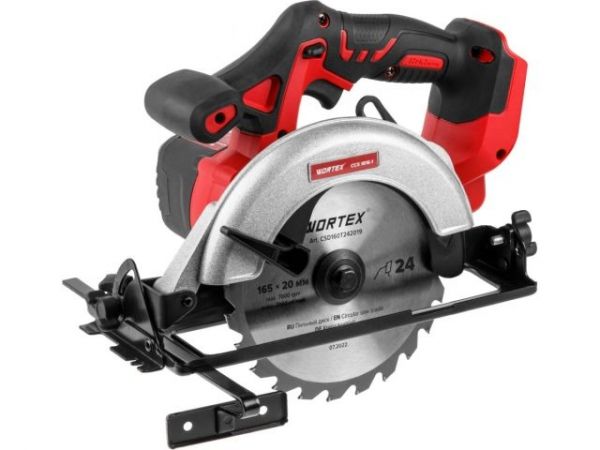 Циркулярная пила WORTEX CCS 1816-1 в чем. ALL1 XLT SET 18 В, 165 мм, до 55 мм, 4 Ач(18.0 В, АКБ 1х4 А*ч, ЗУ 2А, 165х20 мм, до 55 мм)