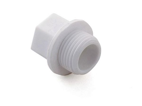 Заглушка резьбовая ПП 1' PN25, бел. РТП