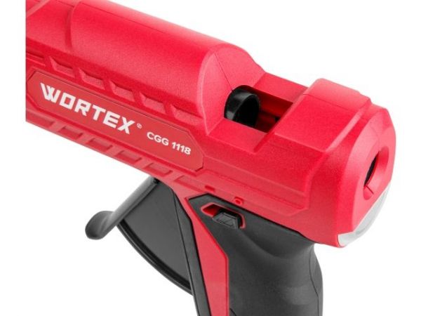 Клеевой пистолет WORTEX CGG 1118 в кор. ALL1 XLT с акб и з/у SET 18В, 11 мм