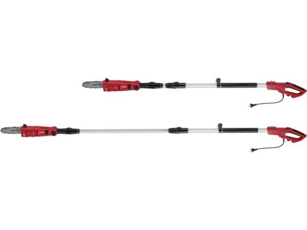 Высоторез WORTEX PS 2001 + насадка-кусторез в кор.(750 Вт, шина 8', автосмазка, телескоп. штанга  до 2 м)