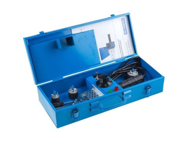 Сварочный аппарат для полимерных труб Solaris PW-602(650-700 Вт, 3 насадки: 20, 25, 32 мм)