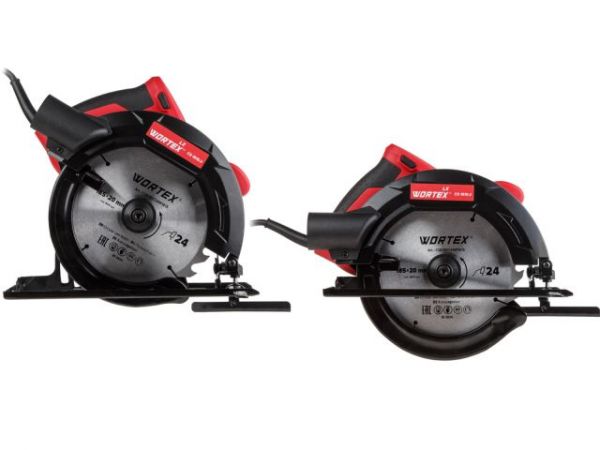 Циркулярная пила WORTEX LX CS 1915-2 в кор. 1400 Вт, 185х20х24Т(Пропил в дереве (90°/45°)  65/45 мм)