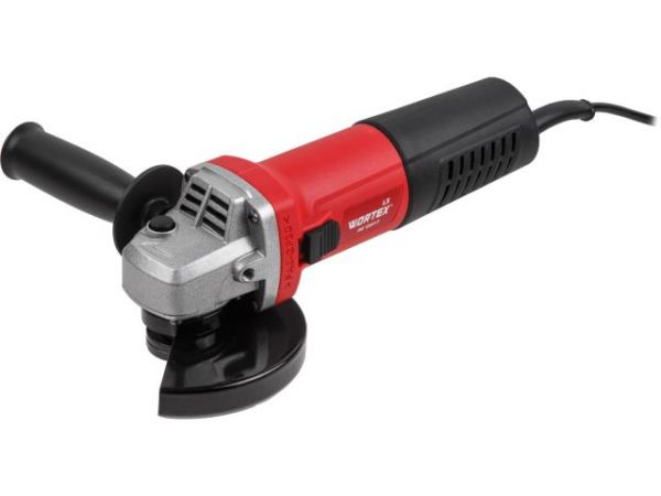 Одноручная углошлифмашина WORTEX LX AG 1207-7 в кор. 750 Вт, 125 мм, 11 000 об/мин. (шариковый подшипник, блокировка шпинделя)
