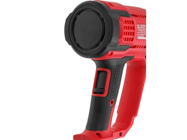 Термовоздуходувка WORTEX HG 6122 T в кор. + набор сопл 2000 Вт, 3 режима., 60-600 °С(ступенчатая. рег., 300, 500 л/мин)