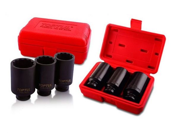 Набор головок ударн. 1/2' 30-36мм 170*105мм  3шт. глубокие TOPTUL