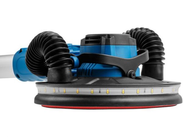 Шлифмашина для стен и потолков эксцентриковая BULL DG 2240 в кор. БЕСЩЕТ., 400 Вт, 225 мм, LED, 4000(Плав. пуск, рег. об., поддержка об., 150 см длина, регулируемый вакуум)