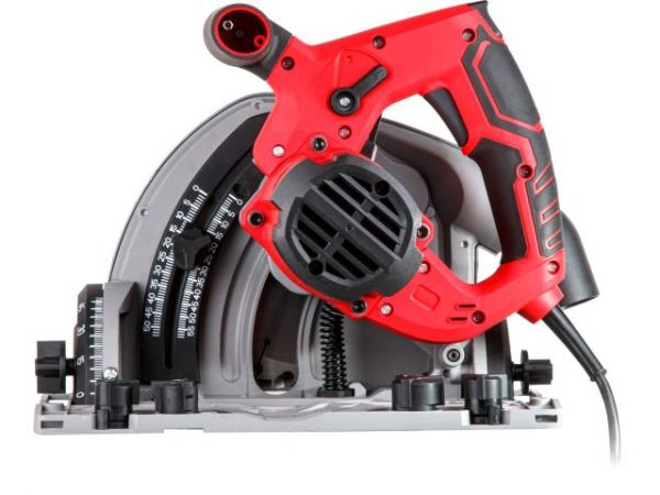 Циркулярная пила погружная WORTEX CS 1612-1 в кор. 1200 Вт, до 59 мм, 6000 об/мин(погружная, 165х20 мм, 5.2 кг; БЕЗ ШИН, БЕЗ СТРУБЦИН)