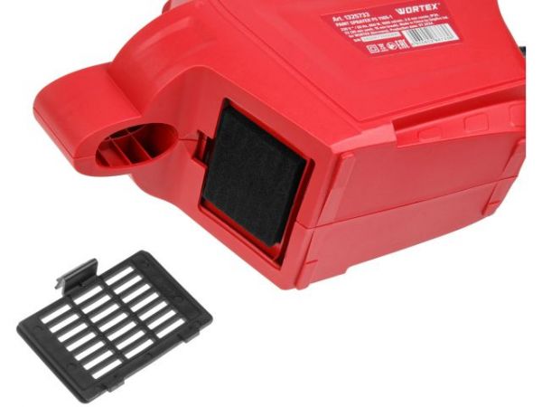 Краскораспылитель электрический WORTEX PS 1165-1 в кор. 650 Вт, 1000 мл/мин, 0.8 л бак(2.6 мм сопло, 80 DIN, выносной компрессор)