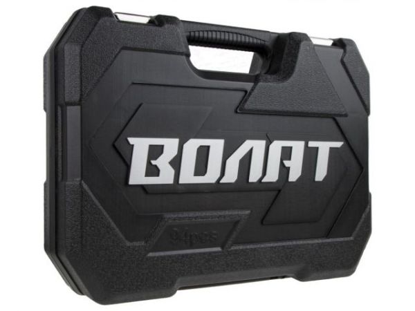 Набор головок и бит 94пр. ВОЛАТ(1/4', 1/2', 6 граней)