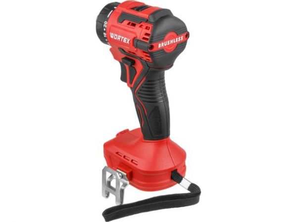 Дрель-шуруповерт WORTEX BD 2025 LiSET в чем. ALL1 XLT БЕСЩЕТ, 18 В, 55 Н*м, 2х2 А*ч + 2 насад(0-1800 об/мин, подсветка.)
