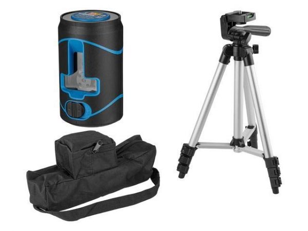 Нивелир лазерный BULL LL 2201 со штативом в кор. 2х120°, до 30 м, +/- 0.3 мм/м, зеленый(резьба 1/4', штатив 1 м в комплекте)