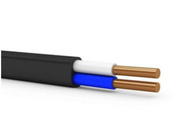 Кабель АВВГ-П 2х10 (бухта 100м) Ч БелРосКабель(16442-80 ГОСТ)