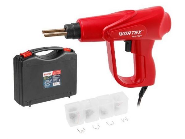 Пистолет для пайки пластика WORTEX WG 7001 в чем. 70 Вт, 300 С, 500 г(70 Вт, 300 С, 500 г, ремонт всех видов пластика)