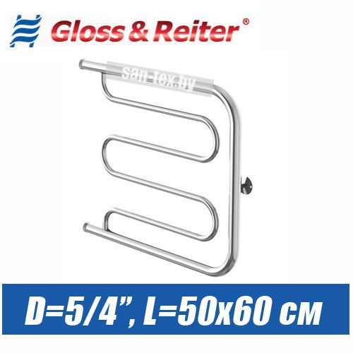 Полотенцесушитель водяной ПМ-образный ПМ. 50х60 (1.1/4")