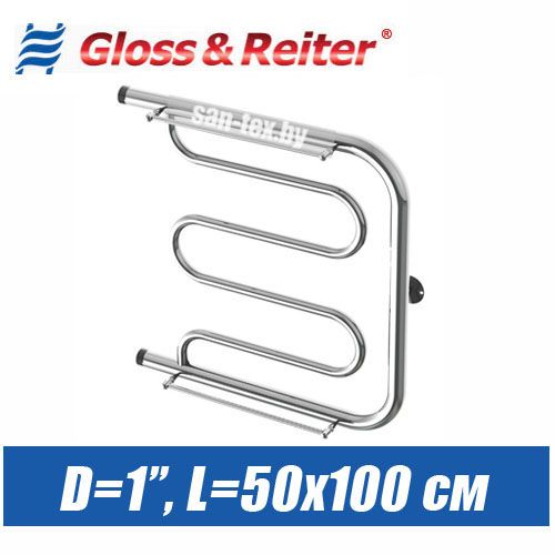 Полотенцесушитель водяной ПМ-образный ПМ.1. 50х100 (1")