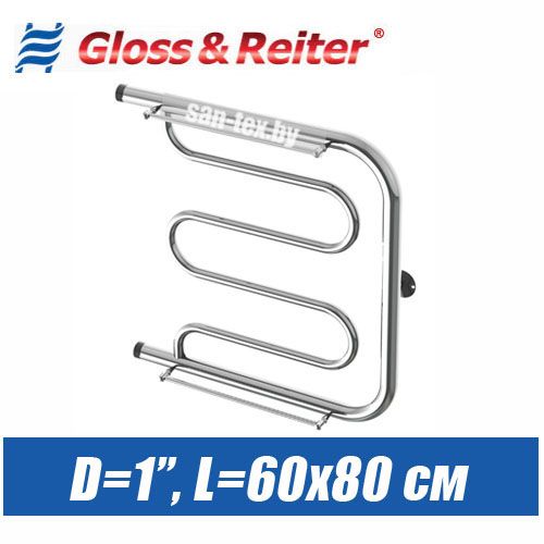 Полотенцесушитель водяной ПМ1 60х80 (1")