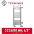 Полотенцесушитель лесенка Terminus "Аврора" П16 500х780 (1/2")