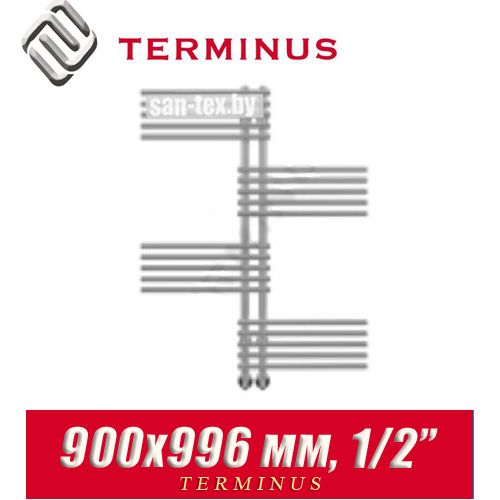 Полотенцесушитель лесенка Terminus "Европа" П20 900х996 (1/2")