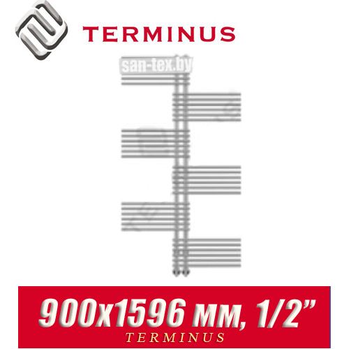 Полотенцесушитель лесенка Terminus "Европа" П36 900х1596 (1/2")