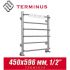 Полотенцесушитель лесенка Terminus "Евромикс" П6 450х596 (1/2")