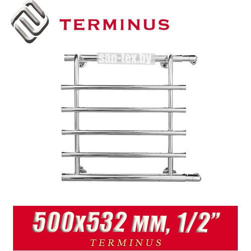 Полотенцесушитель лесенка Terminus "Каскад" П4 500х532 (1/2")