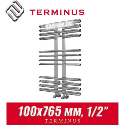 Полотенцесушитель лесенка Terminus "Сахара +" П12 100х765 (1/2")