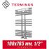 Полотенцесушитель лесенка Terminus "Сахара +" П12 100х765 (1/2")