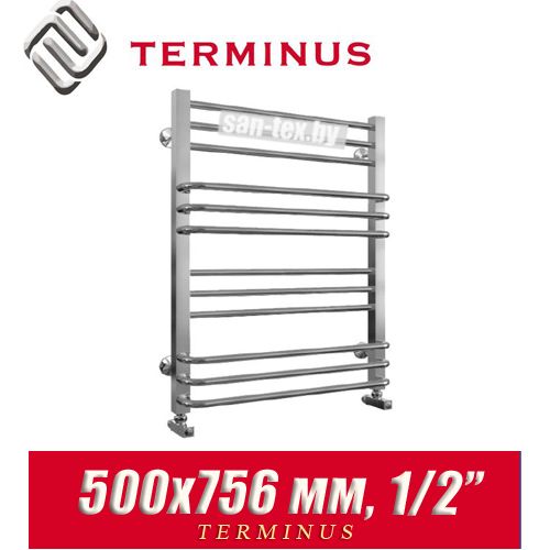 Полотенцесушитель лесенка Terminus "Соренто" П12 500х756 (1/2")