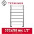Полотенцесушитель лесенка Terminus "Стандарт" П7 500х796 (1/2")