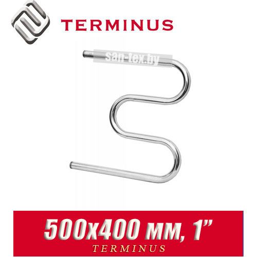 Полотенцесушитель водяной М-образный Terminus 500х400 (1")