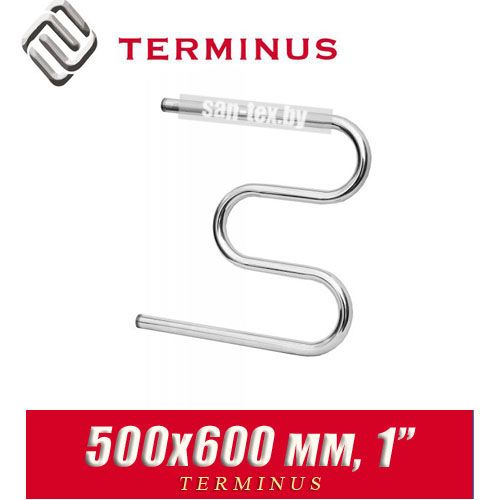 Полотенцесушитель водяной М-образный Terminus 500х600 (1")