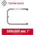 Полотенцесушитель водяной П-образный Terminus 500х500 (1")