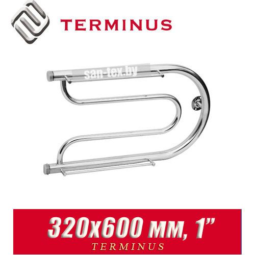 Полотенцесушитель водяной ПМ-образный Terminus "Фокстрот" 320х600 (1")