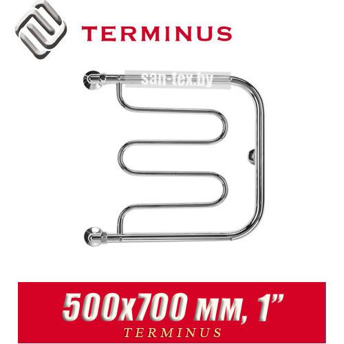 Полотенцесушитель водяной ПМ-образный Terminus "Фокстрот" 500х700 (1")