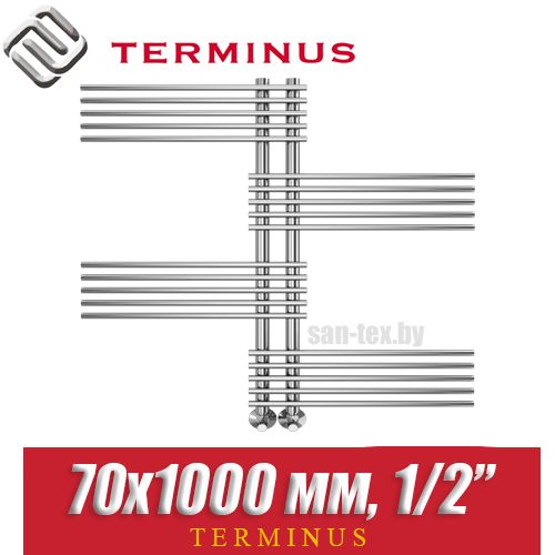 Полотенцесушитель водяной Terminus Европа П20 70х1000