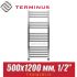 Полотенцесушитель водяной Terminus Грета П15 500х1200