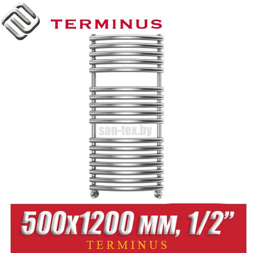 Полотенцесушитель водяной Terminus Капри П17 500х1200