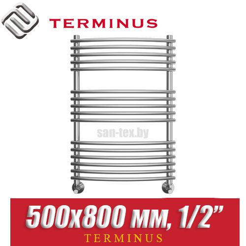 Полотенцесушитель водяной Terminus Марио П16 500х800