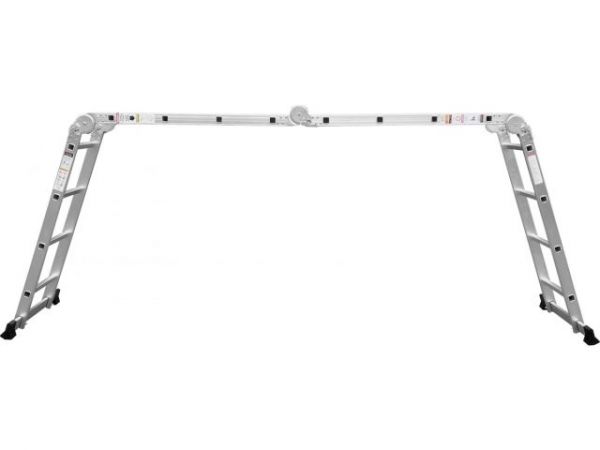 Лестница алюм. многофункц. 4х4 ступ. (стрем.-228см, лестн.-460см) 13кг STARTUL (ST9732-04)(усиленное шарнирное соединение)