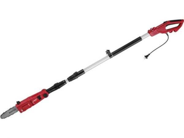 Высоторез WORTEX PS 2001 + насадка-кусторез в кор.(750 Вт, шина 8', автосмазка, телескоп. штанга  до 2 м)