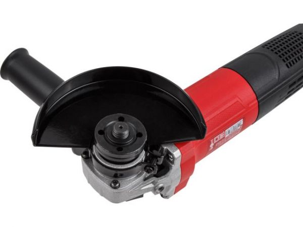 Одноручная углошлифмашина WORTEX LX AG 1209-4 в кор. 950 Вт, 125 мм, 3 000-11 000 об/мин. (рег.об., шариковый подшипник, блокировка шпинделя)