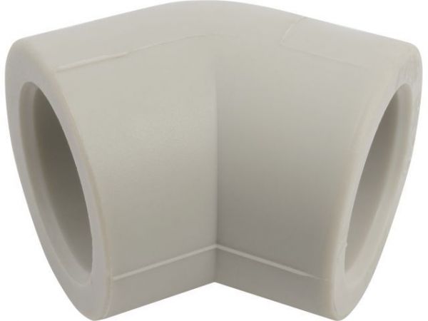 Колено ПП 25х45 сер. FV Plast(Под заказ кратно коробкам)