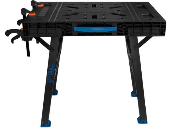 Верстак складной BULL WB 4585 в кор. 455 кг, 852x608x790 мм, переносной, 2 струбцины(Быстроскладная конструкция)